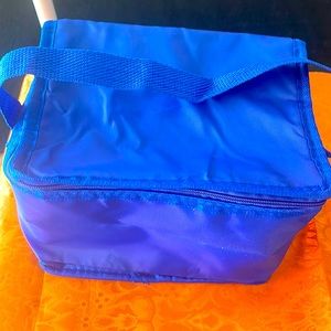 Blue lunch bag